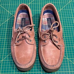 Sperry Women’s Tan Leather Boat Shoes